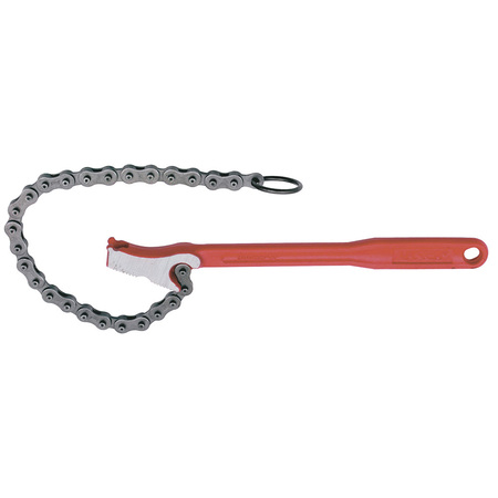 URREA Universal reversible chain wrench for pipes up to 4" 801